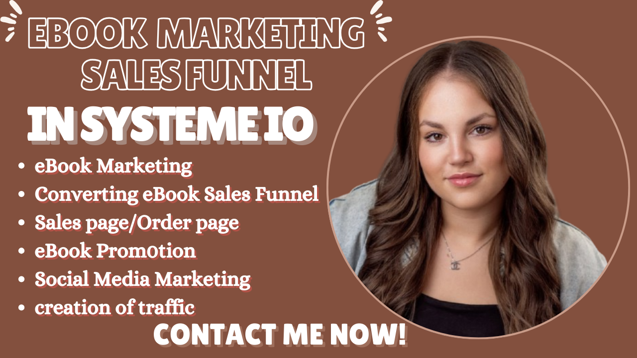 I will build extraordinary ebook landing page book marketing sales funnel for your book