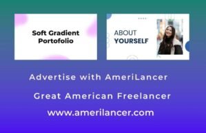 I'll Design an eye catching soft gradient portifolio to show case your freelancer Brand